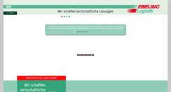 Desktop Screenshot of ebeling-spedition.de